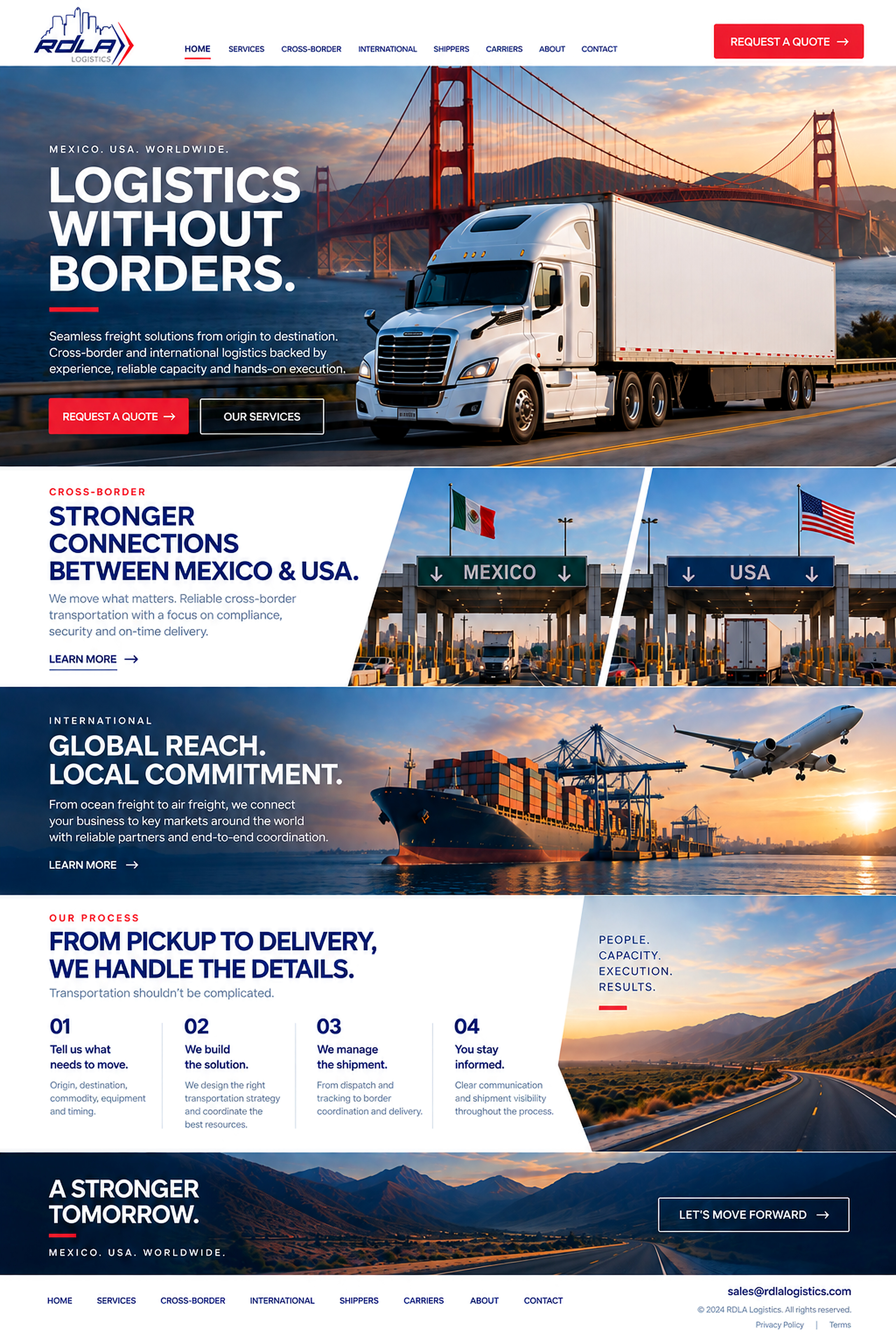 RDLA Logistics — Logistics Without Borders